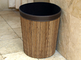 アジアン　ゴミ箱