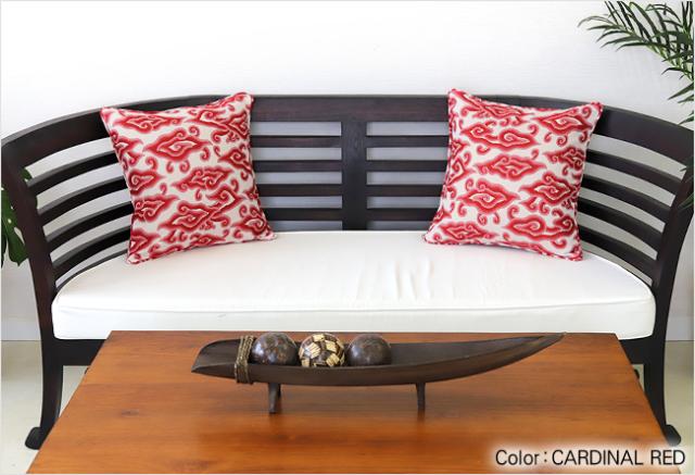 クッションカバー(メガムンドゥン)　ガージナルレッド　赤色　挿し色