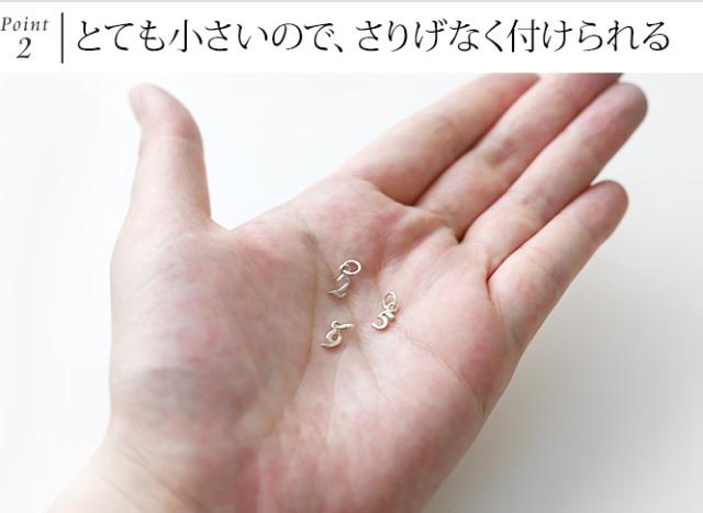 小さいナンバーチャーム