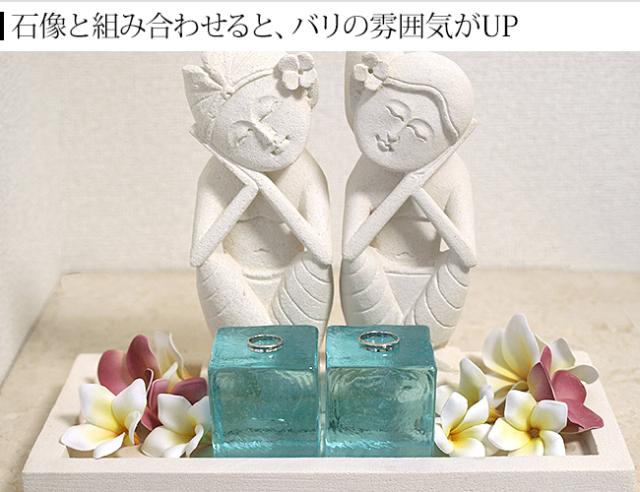 ガラスのオフジェ　キューブ