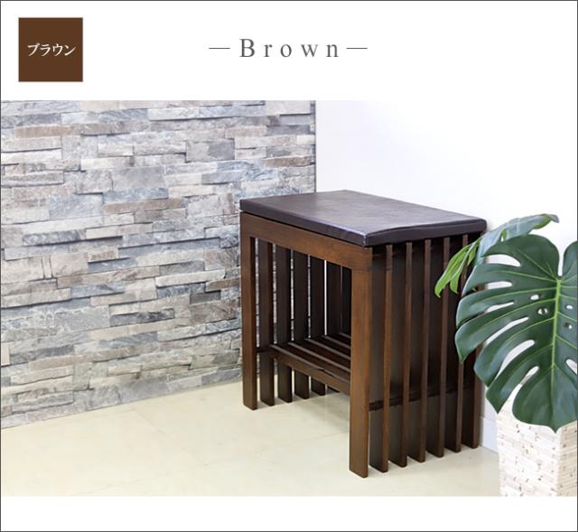 手荷物台 ブラウン