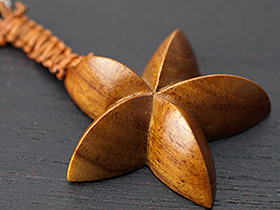 ヒトデの形のキーホルダー