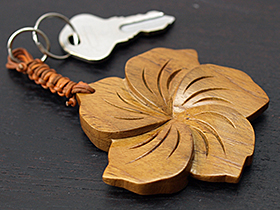 ハイビスカス　キーホルダー