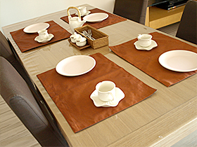 ランチョンマット　オレンジ