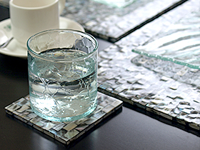 シェルのコースター　アジアン雑貨