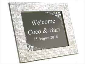 シェルのミラー ウェルカムボード