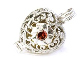 ガムランボール ハート型 アメジスト