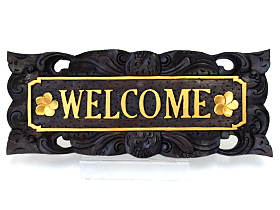 ドアプレート(WELCOME)