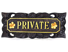 ドアプレート(PRIVATE)