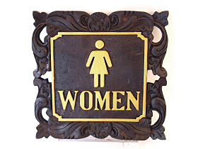 サインプレート イラスト WOMEN