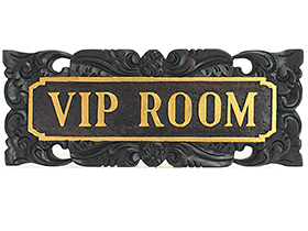 アジアン雑貨 ドアプレート（VIP ROOM）