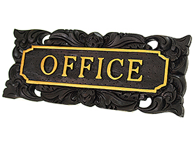 バリのサインプレート（オフィス）