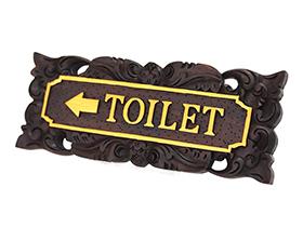 バリのサインプレート（トイレ）