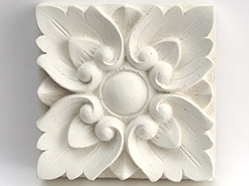 石のレリーフ　模様