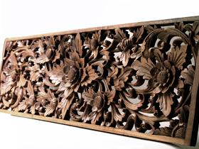 バリ　木製パネル