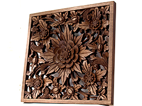 木製パネル　アジアン