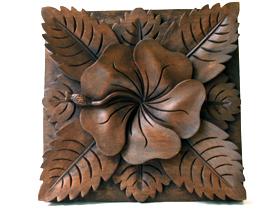 ハイビスカス　木製