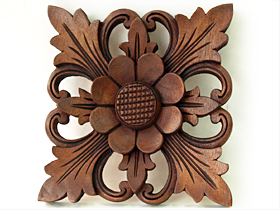 レリーフ　お花