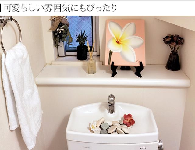 トイレ　かわいい　コーディネート