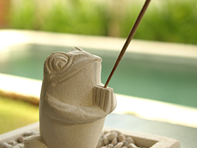 カエル　お香立て