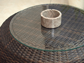 灰皿　アジアン雑貨