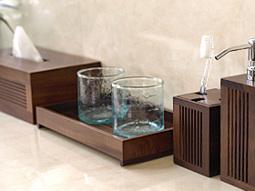 アメニティ—ケース　木製