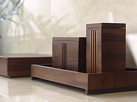 アメニティ—ケース　木製