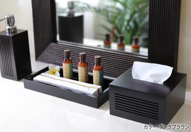 ハーフサイズのティッシュボックス