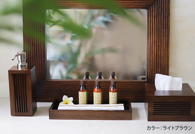 ハーフサイズのティッシュケース　デスク