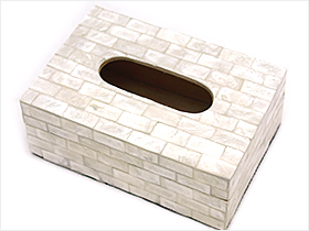 ポケットティッシュボックス　シェル