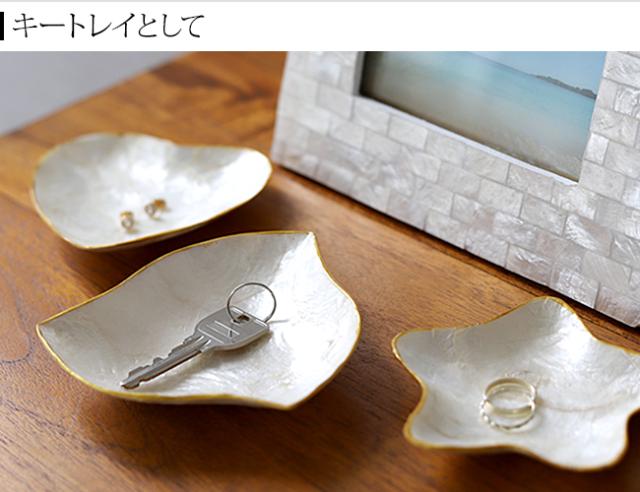 キートレイ　シェル　かわいい