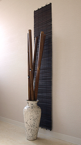 壁掛け　アジアン　縦長