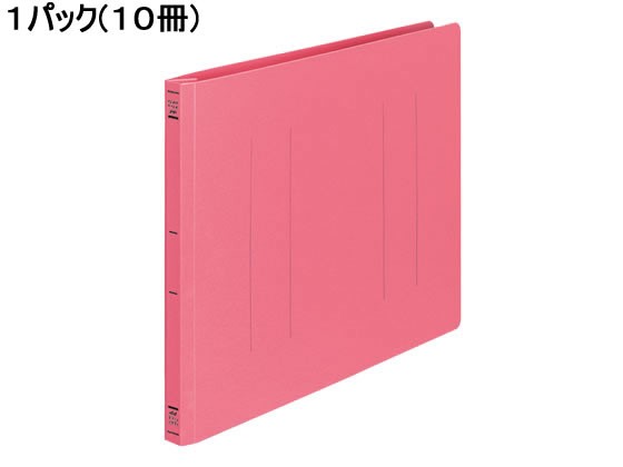 フラットファイルPP B4ヨコ とじ厚15mm ピンク 10冊 コクヨ ﾌ-H19P