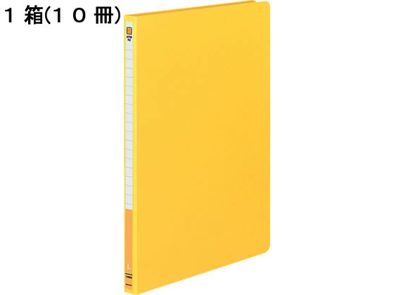 レターファイル(Mタイプ) A4タテ とじ厚12mm 黄 10冊 コクヨ ﾌ-1550NY