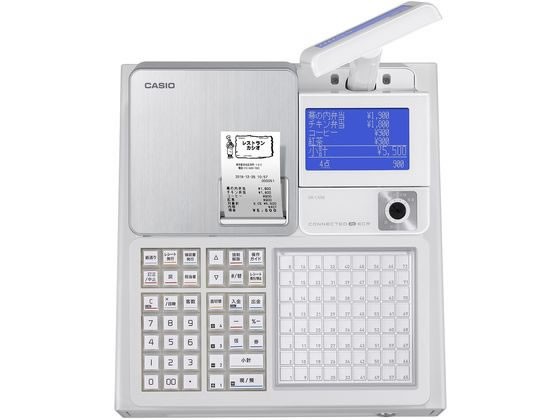 電子レジスター4部門 ホワイト カシオ計算機 SR-C550-EX-4SWE - レジスター