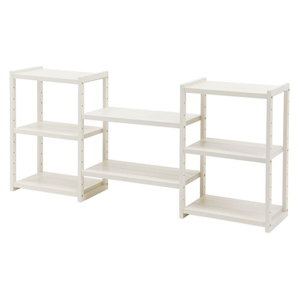 飾り棚 ラック MCC-6252 ホワイトウォッシュ【MCC-6252WS】 人気定番，正規品