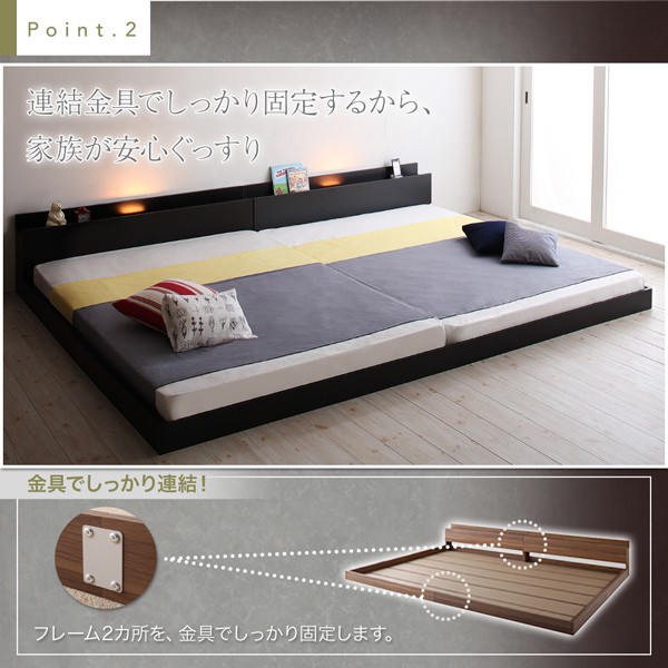 品質保証低価 大型モダンフロアベッド ワイドK240(SD×2)の通販はau PAY マーケット - 西新オレンジストア|商品ロットナンバー:504373604 ENTRE アントレ マルチラススーパースプリングマットレス付き 得価限定SALE