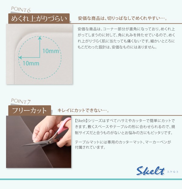 在庫あ通販 透明ラグ・シリコンマット 90×180cmの通販はau PAY マーケット - 西新オレンジストア|商品ロットナンバー:361694242 スケルトシリーズ Skelt スケルト テーブルマット 再入荷好評