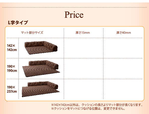 となり こたつに合わせるフロアコーナーソファ 厚さ40mmの通販はau PAY マーケット - 西新オレンジストア|商品ロットナンバー:49 ふわふわマイクロファイバータイプ 防ダニ・抗菌防臭機能付 L字 大 トラブル
