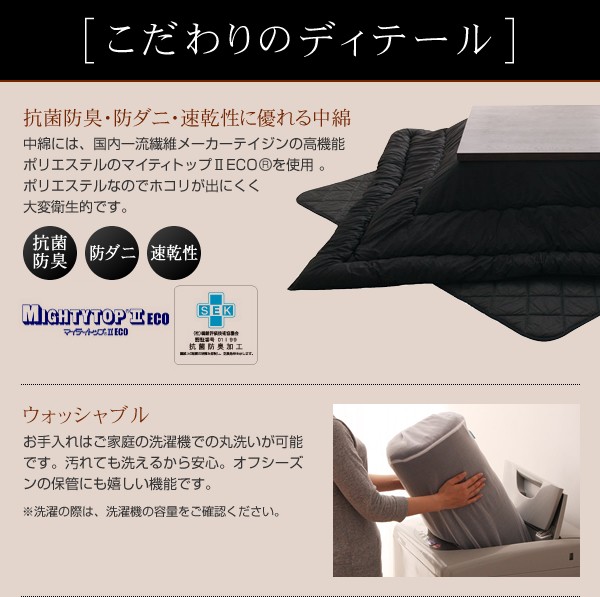 人気国産 「黒」日本製2タイプから選べるベーシック&ボリュームこたつ掛布団 PAY マーケット - 西新オレンジストア|商品ロ 掛布団&敷布団2点セット ベーシック 5尺長方形(90×150cm)天板対応の通販はau 定番正規店
