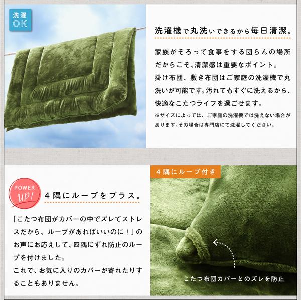 新品限定品 ボリュームが選べる マイクロファイバーフランネル防ダニこたつ掛け・敷き布団2点セット ボリュームタイプ 正方形(75×75cm)天板対応の通販はau PAY マーケット - 西新オレンジストア|商品 新品人気SALE