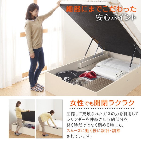 シングルⅵ お客様組立 シングル 深さラージの通販はau PAY マーケット - 西新オレンジストア|商品ロット 通気性抜群 跳ね上げすのこベッド Cehack マルチラススーパースプリングマットレス付き 縦開き します