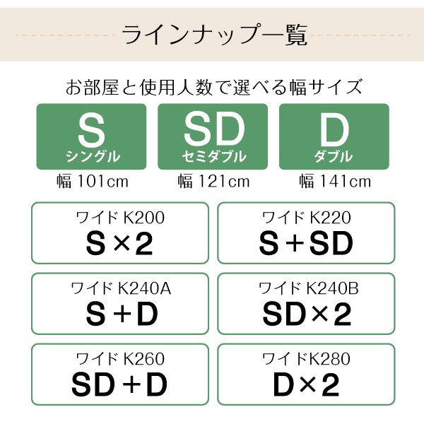 爆買いHOT 組立設置付 ワイドK200 42cmの通販はau PAY マーケット - 西新オレンジストア|商品ロットナンバー: 日本製・布団が収納できる大容量収納畳連結ベッド 陽葵 ひまり ベッドフレームのみ い草畳 HOT新作登場
