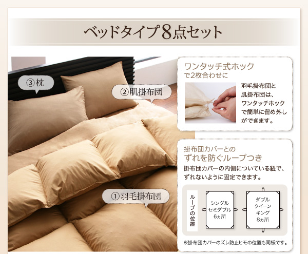 正規品大得価 9色から選べる 羽毛布団 8点セット ダック 和タイプ セミダブル8点セットの通販はau PAY マーケット - 西新オレンジストア|商品ロットナンバー:395287896 再入荷通販