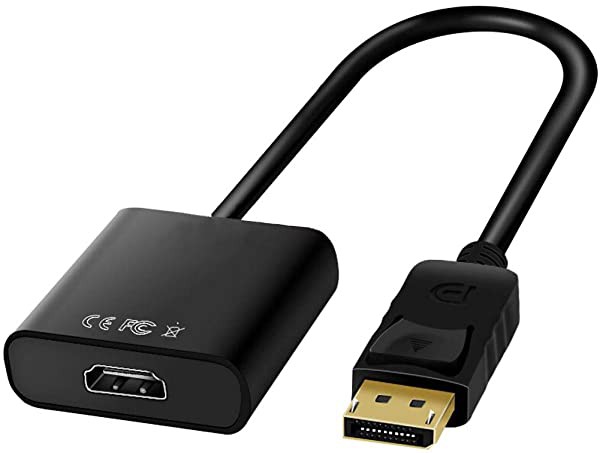 Displayport HDMI 変換アダプタ DP HDMI 変換 オス-メス 1080P解像度