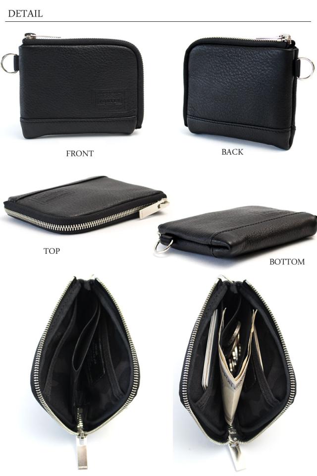 ポーター ディライト 145-03292 L字ファスナー Lファス コンパクトウォレット ディティール画像01