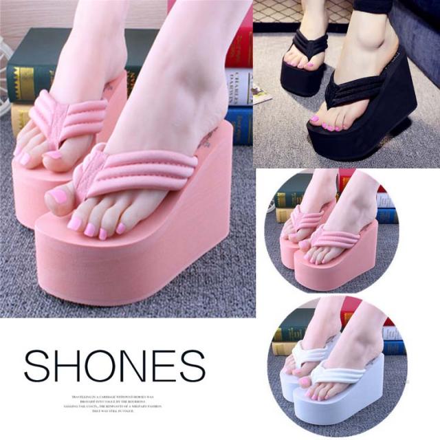 ヒール11cm トングビーチ サンダルフラワー ビーチサンダル ウェッジソール ビーチサンダル ビーサンの通販はau Pay マーケット Candyz Pro