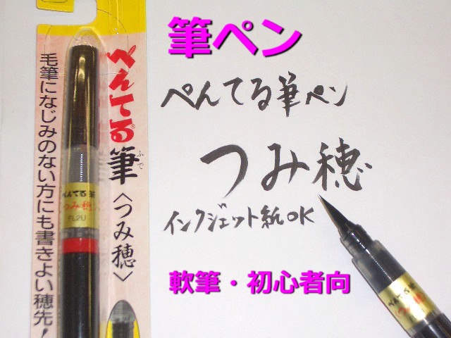 (業務用100セット) ぺんてる 筆ペン XFL2U つみ穂〔代引不可〕