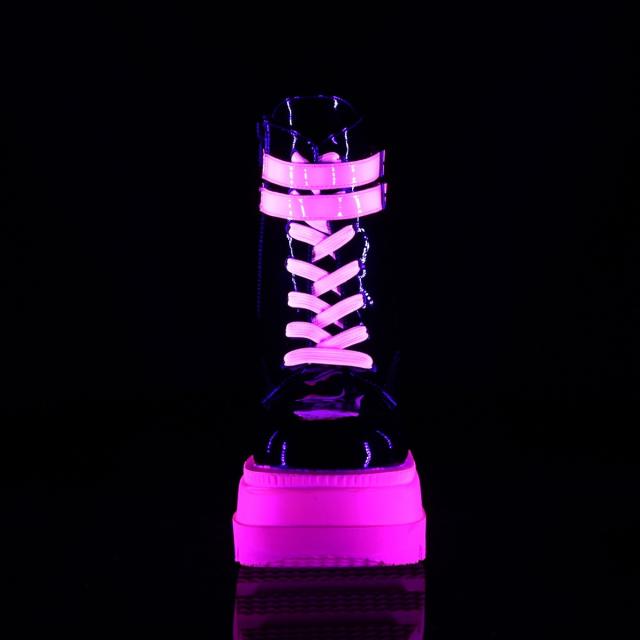 【激レア品❣️】デモニア Demonia 厚底　紫　蛍光色 激レア品❣️】デモニア Demonia 厚底 紫 蛍光色