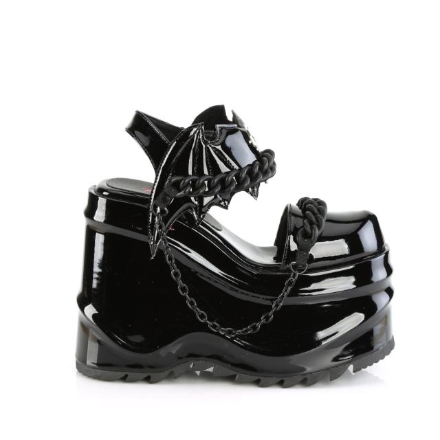 DEMONIA デモニア ウェッジソール厚底サンダル 楽天市場】demonia デモニア サンダル 厚底 ウェッジソール 15cm